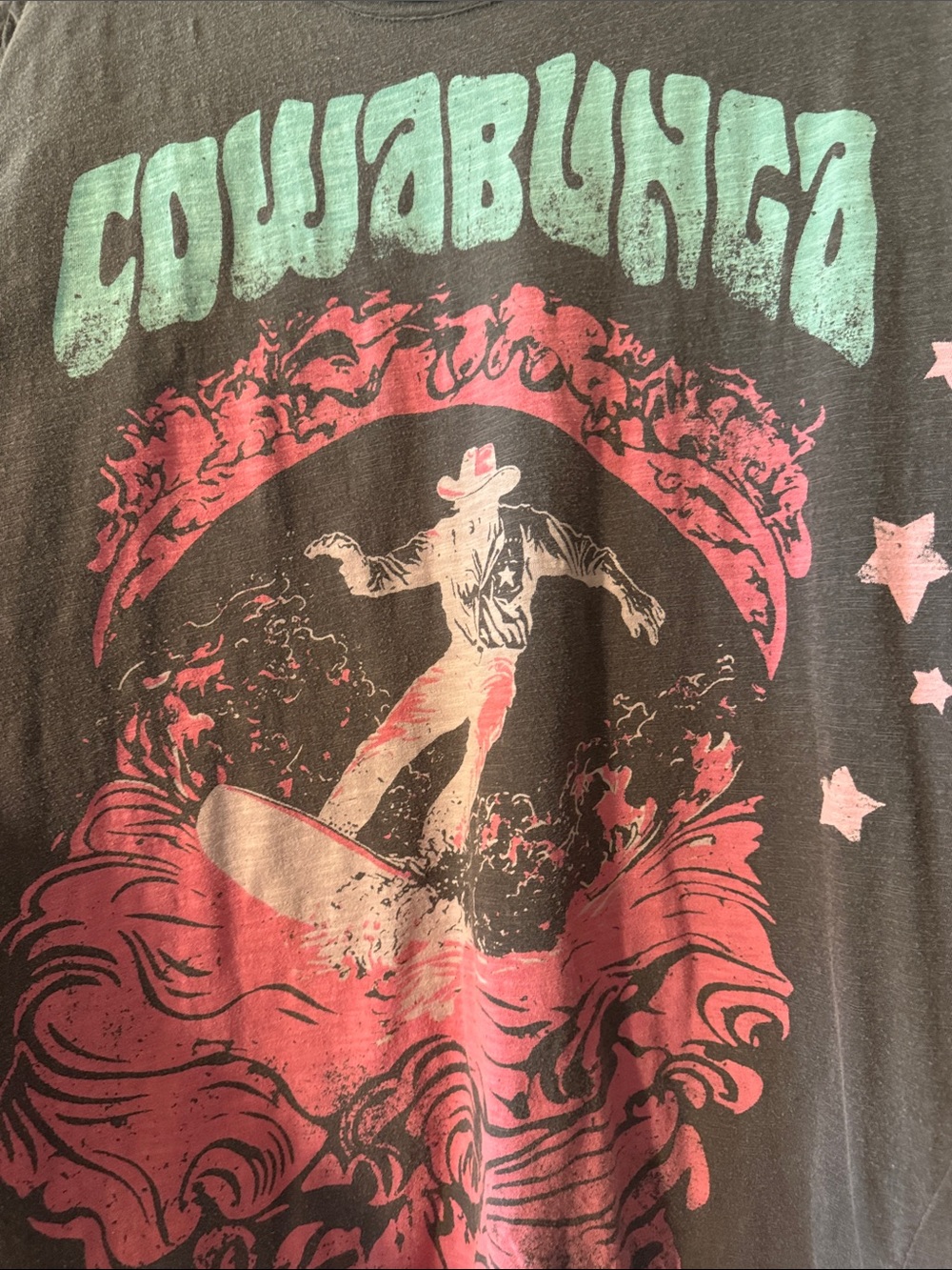 Magnolia Pearl My Spurs Cowabunga Tee - Picture 5 of 7